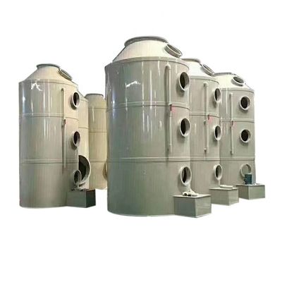 Industriële afvalgasbehandelingsapparatuur Ontzwaveling Pp Zuurmist Spray Absorber Scrubber Spray Tower