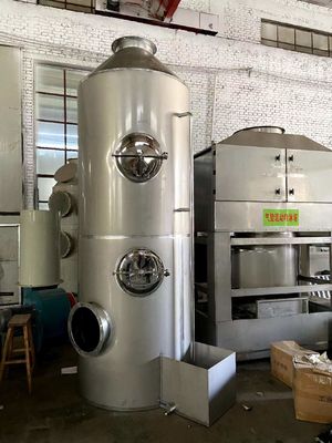 Op maat gemaakte uitlaatgasbehandeling Carbon Steel Air Cleaning Wet Scrubber Spray Tower