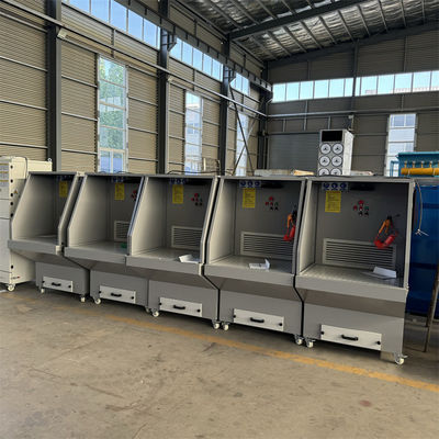 Professionele zandstations afwaartse tafelpoetstafel stofverzamelaar voor metallurgie