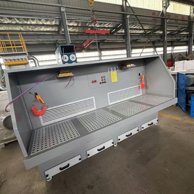 Slijptafel met afwaartse stroming slijpen en polijsten stof verwijderen werkbank