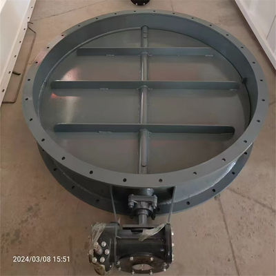 Industriële rookgassen Elektrische ventilatie vlinderklep instelbaar type