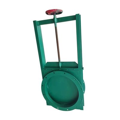 Handmatige vierkante messenpoortklep handmatige knijpklep met flenzen DN50 ̇ 500