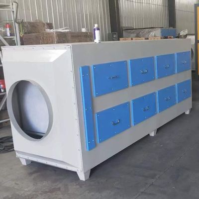 Efficiënte industriële adsorptiebox voor geactiveerde koolstof voor afvalgasbehandeling / kleine adsorptiekamer voor geactiveerde koolstof