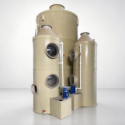 PP natte wasmachine gas ontzwaveling toren afvalgas met pompblazer