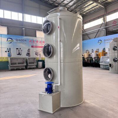 Gepersonaliseerde zuur-alkali afvalgasbehandeling PP/SS materiaal natte scrubber spray toren