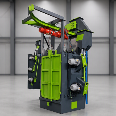 Reiniging van het gietoppervlak Q3210 Rubber Belt Shot Blasting Machine