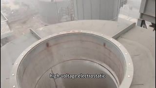 Werkingsprincipe van de stofafscheider van de biomassaketel