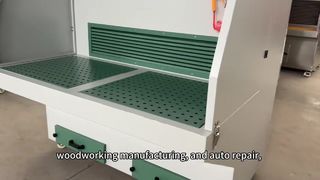 tafel voor het verzamelen van polijststof