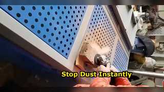 Vergelijking van resultaten voor en na gebruik van de slijptafel Dust Collector